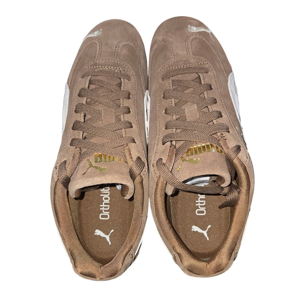 Puma Speedcat LS Womens Brown Suede Driving Sneakers Shoes 380173-03 Size 8.5 - Picture 7 of 9